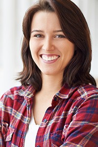 Lady smiling